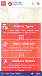 Mobile Screenshot of cancerhealercenter.com